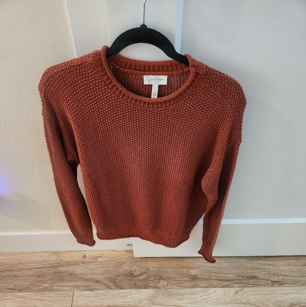 Jessica Simpson Rust Knit Sweater